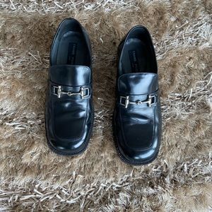 Man leather shoes